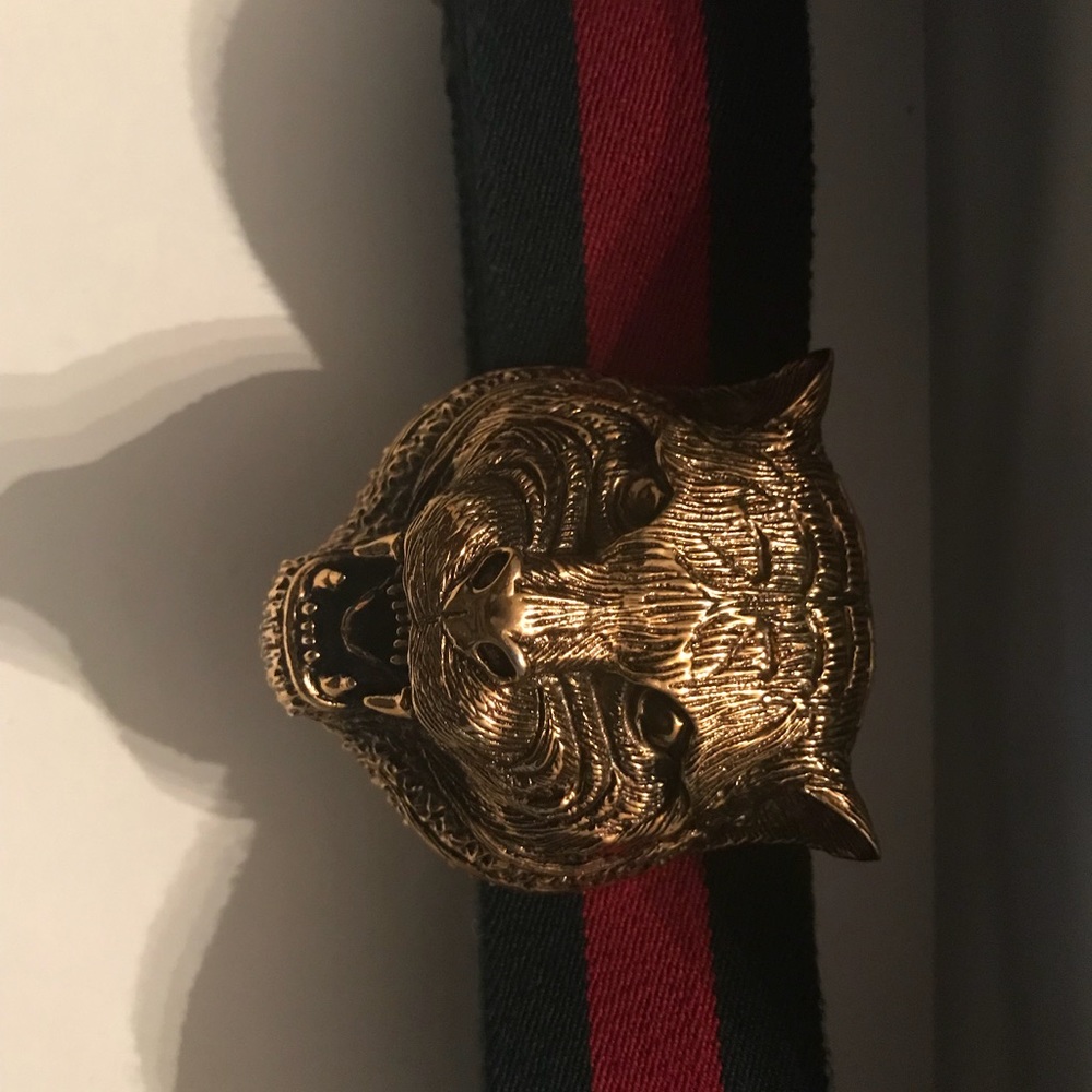 Men’s tiger Gucci belt